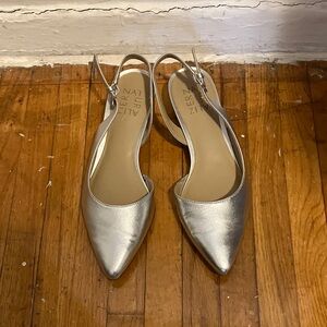 Naturalizer Metallic Slingback Flats